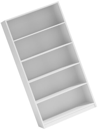 Стелаж Matkam 80 x 30 x 182 см, білий