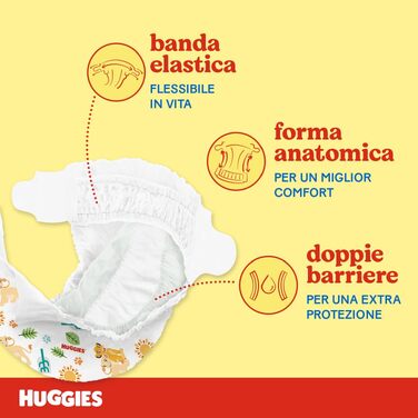 Підгузки Huggies Unistar, розмір 6 (15-30 кг), 72 шт.