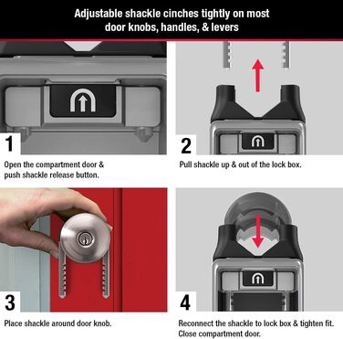 Захисний металевий бокс для ключів Master Lock 5415D, стіновий сейф з кодовим замком, цинковий сплав