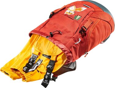 Дитячий рюкзак Deuter Waldfuchs 14 л для дитсадка, помаранчевий (Lava-paprika), анатомічна спинка