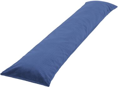 Подушка для сну на боці 200x40 см, Cord / Кремова - Сертифікат Öko-Tex, 40°C, ідеальна для вагітних та годуючих, як подушка для підтримки тіла
