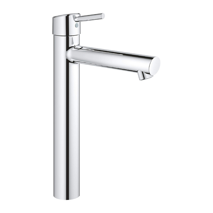 Змішувач для раковини GROHE Concetto одноручний, з QuickFix, хром (23739002) для настановних раковин