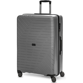 Комплект валіз REDOLZ Essentials 05, 3 шт, поліпропілен, легкий, з 4 подвійними колесами та TSA-замком, для жінок і чоловіків, колір Stone