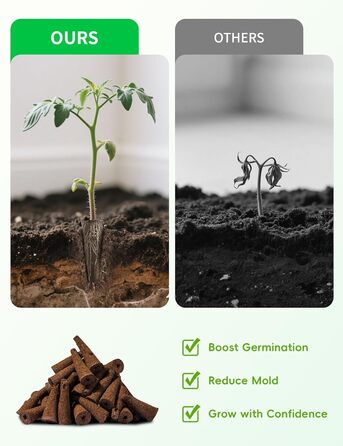 Набір для вирощування трав у приміщенні на 15 посадкових місць, Smart Garden з таймером, LED-освітлення повного спектру, регульована висота, 5L бак (набір для поповнення)