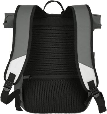 Рюкзак travelite Rolltop водонепроникний, велосипедний, міський, з роллтоп-застібкою та світловідбивачами, 19 л, 48 см, сірий (антрацит)