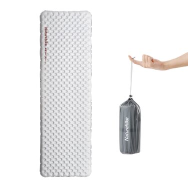 Самонадувний кемпінговий килимок Naturehike Thermal 5.8 R-Value, ультралегкий похідний матрац для 4 сезонів, прямокутний (183x58 см)