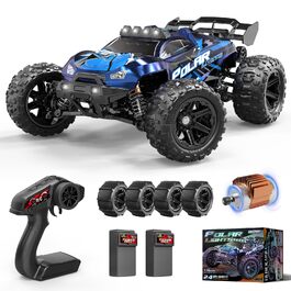 Радіокерований позашляховик 1:14 4WD RC авто для дорослих та дітей, швидкість 40+ км/год, 2 акумулятори 1300mAh, комплект коліс