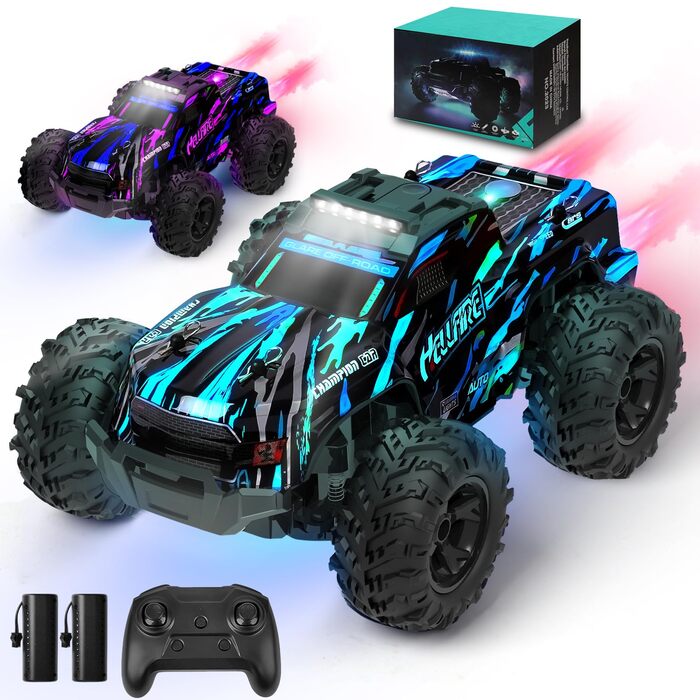 Радіокерований позашляховик Monstertruck 1:18, 22 км/год, для хлопчиків 5-12 років - іграшка та подарунок