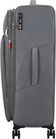 Валіза American Tourister SummerFunk Spinner L розширювана, 79 см, 109.5/119 л, сіра (Titanium Grey)