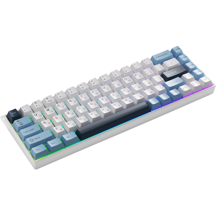 Ігрова магнітна клавіатура Ajazz AK680 V2 Ice Island Magnetic Switch (AK680-V2-I-GB)