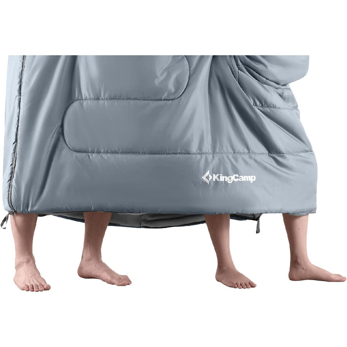 Двомісний спальний мішок KingCamp Oxygen 250 D XL, довгий, до -3°C
