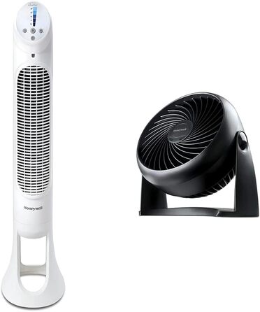Вентилятор Honeywell HYF260E4 Quiet-Set з пультом, турбовентилятор HT-900E, потужний і тихий, 1 шт.