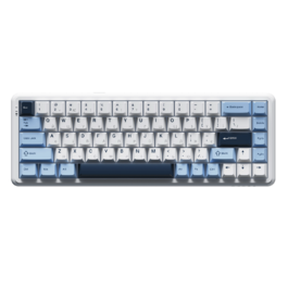 Клавіатура механічна бездротова Ajazz AK680 MAX (8+8K) Magnetic Switch RGB Wireless/BT/USB White