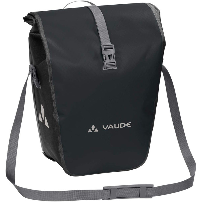 Велосипедна сумка VAUDE Aqua Back Single 24 л, чорна, для багажника, водонепроникна