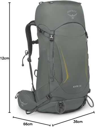 Жіночий туристичний рюкзак Osprey Kyte 38, зелений, WXS/S