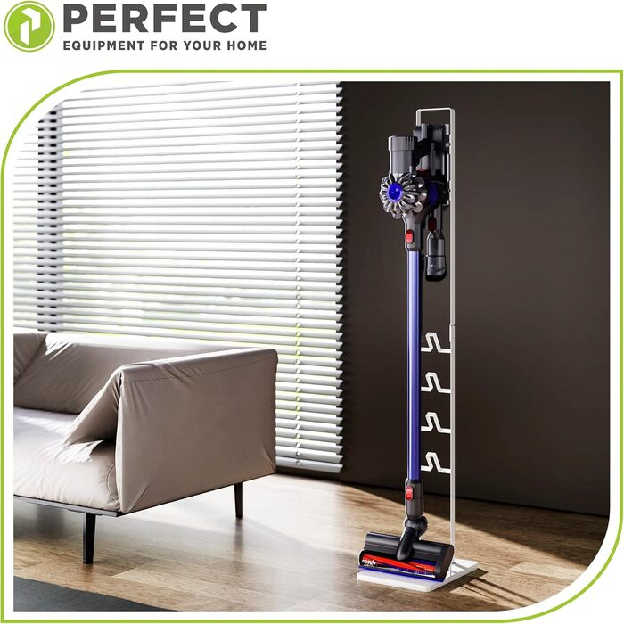 Підставка для пилососа PERFECT EQUIPMENT PHD-D220W, алюміній, біла