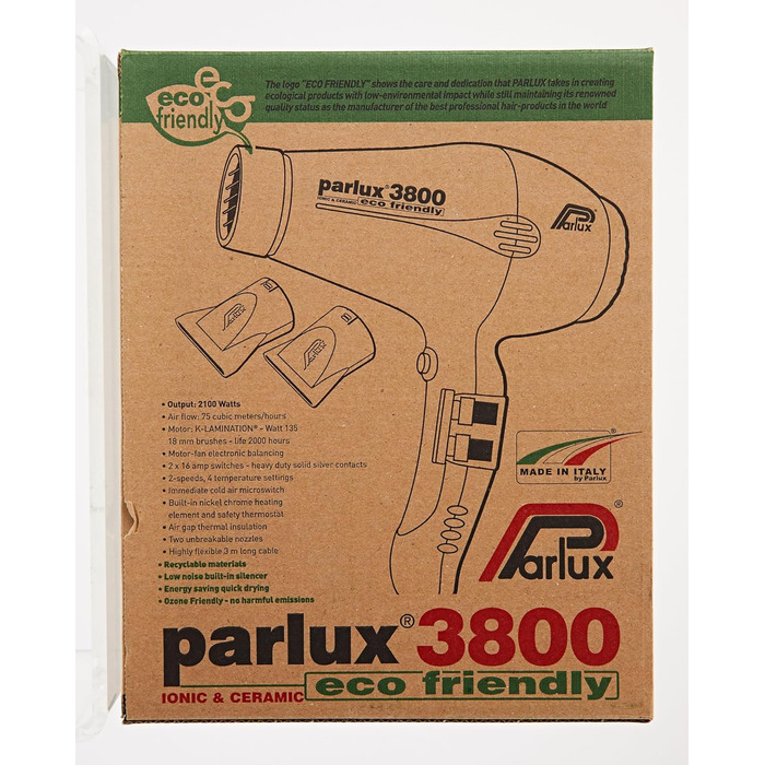 Фен для рук PARLUX 3800 ECO, фіолетовий, екологічний
