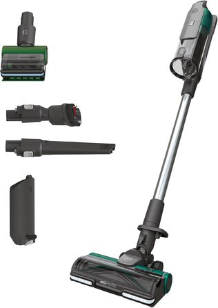 Бездротовий пилосос Hoover HF9 PET для шерсті тварин, 2 акумулятори, до 60 хв роботи, потужний, без мішка, LED-підсвітка, антизакручувальна насадка