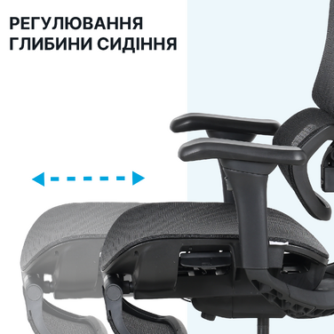 Крісло офісне OfficePro Onix OC975B Black