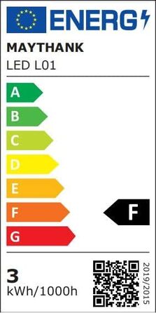 Бездротова LED лампа MAYTHANK для читання, настільна, акумулятор 2000 mAh, портативна, нічник для дітей, сенсорне керування, 3 кольори, димірується, висота 45 см