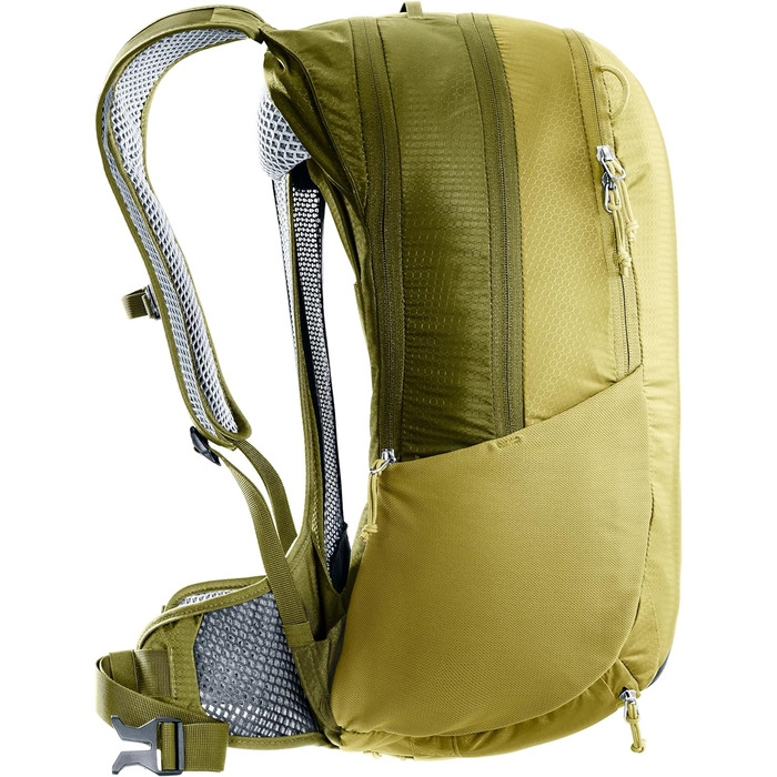 Велосипедний рюкзак Deuter Race Air 14+3 л, лінден-кактус, вентиляція спини