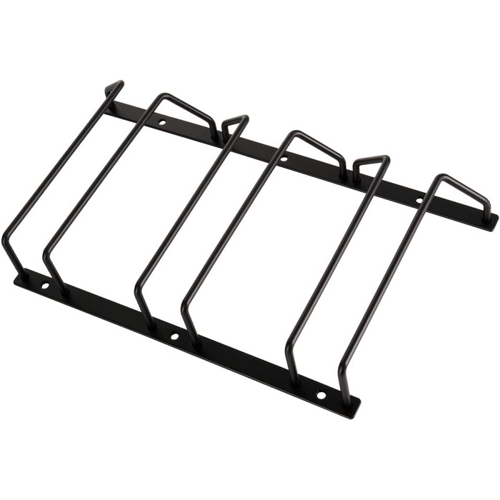 Тримач для келихів Dianoo ‎18x32,4x5 см 3 ряди чорний