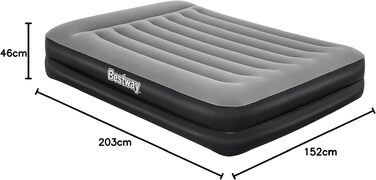 Надувний матрац Bestway Premium Plus з вбудованим насосом, розмір Queen