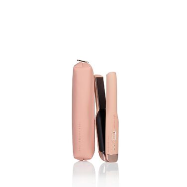 Бездротовий стайлер для волосся ghd Unplugged Pink Peach з гібридною Co-Lithium технологією