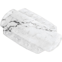 Подушка для шиї Kleine Wolke Marble, ПВХ-піна, антрацит, 32x22 см