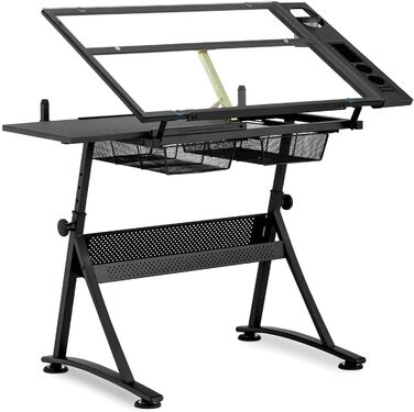 Стіл для малювання Fromm & Starck Star_Desk_09, архітектурний, робочий, зі склоповерхнею, регульований нахил, 120x60x90 см