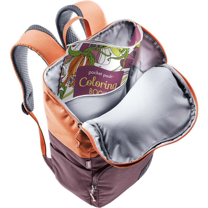 Дитячий рюкзак Deuter Overday 15 л, баклажан-сієна