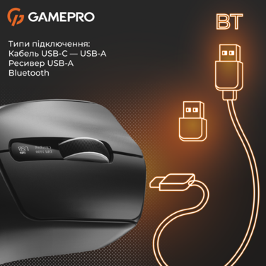 Бездротова ігрова миша GamePro Genesis Ranker (GM012B)