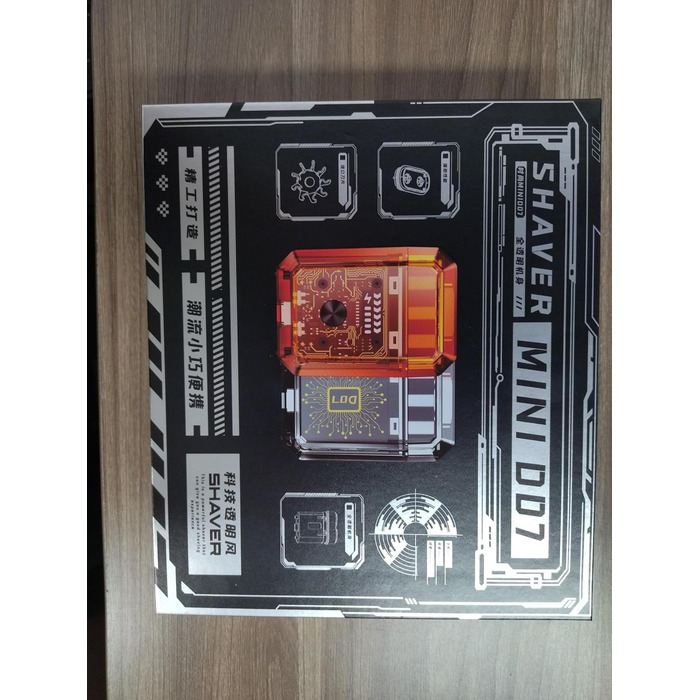 Електрична бритва для гоління голови чоловіча 9D Skull Shaver, водонепроникна IPX7, LCD-дисплей, 6-в-1 з тримером для носа, Type-C зарядка