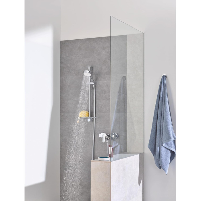 Змішувач для ванни Grohe BauEdge, хром, з перемикачем душ/ванна, 23334000