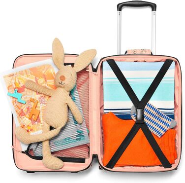 Дитяча валіза reisenthel Trolley XS Kids Cats And Dogs Rose, легка та практична