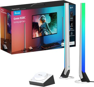 Govee Ігрові розумні світлові панелі для підсвічування монітора, RGB LED, керування через додаток