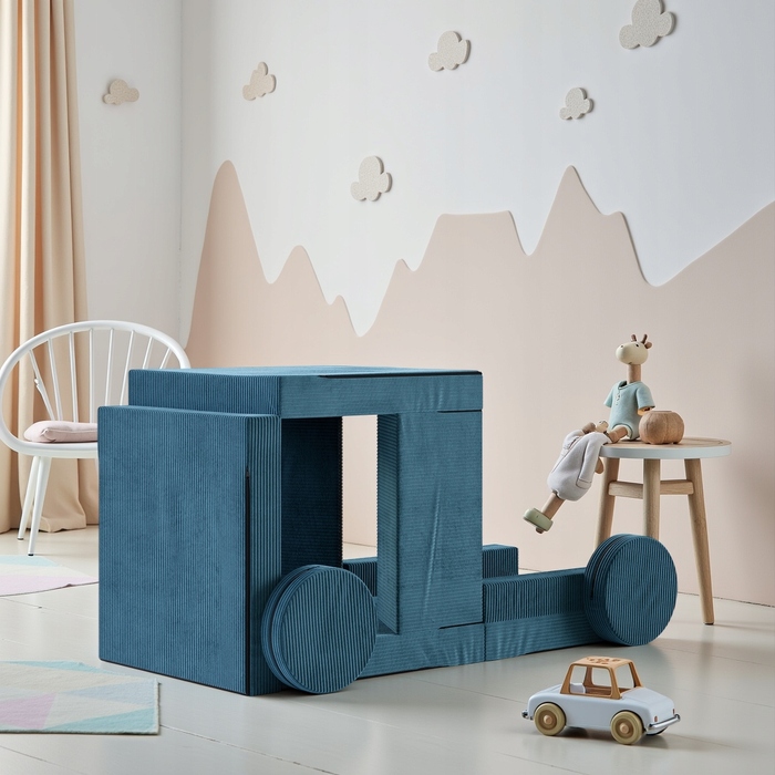 Диван FDM PLAYBOX 160 x 80 см, синій