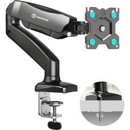 Кріплення для монітора ONKRON G80-B/G80T-B: регульована підставка для монітора 13-32", до 8 кг, VESA 75x75/100x100