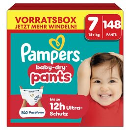 Підгузки-трусики Pampers Baby-Dry розмір 6 (13-19 кг), 138 шт, захист від протікань 360°