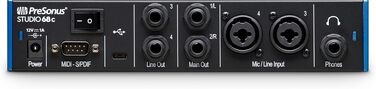 Аудіоінтерфейс PreSonus Studio 24c USB-C для запису, стрімінгу, подкастингу з програмним забезпеченням Studio One Artist та Ableton Live Lite