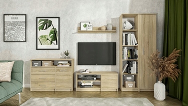 Стелаж Matkam Bodo, 40 x 182 x 35 см, дуб сонома