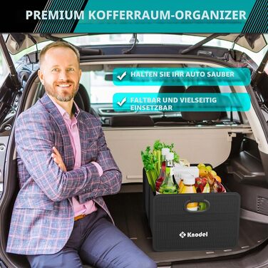 Автомобільний органайзер у багажник K KNODEL, компактний (чорний, mini)