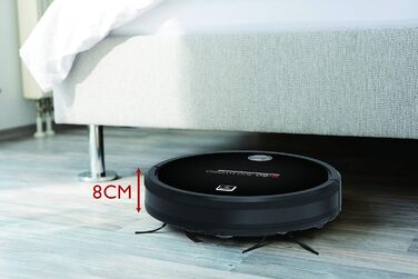 Робот-пилосос Hoover H-GO 300 HYDRO з функцією вологого прибирання для всіх типів підлог і килимів, 5 програм, 120 хв роботи, сенсор перешкод, захист від падінь