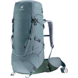 Жіночий трекінговий рюкзак Deuter Aircontact Core 45+10 SL, 45+10 л, shale-ivy, модель 2024