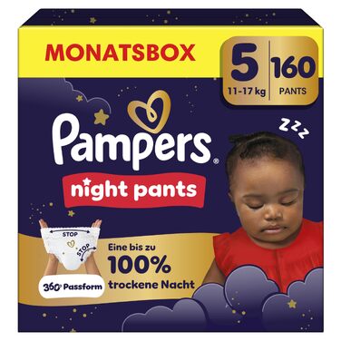 Нічні підгузки-трусики Pampers Night Pants, розмір 4 (9-15 кг), 180 шт.