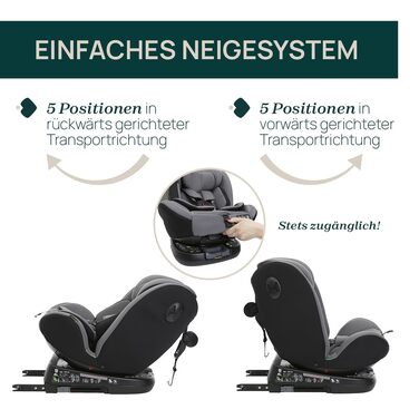 Дитяче автокрісло Chicco Unico Evo I-Size 0-36 кг (група 0+/1/2/3), Isofix, поворот на 360°, сіре