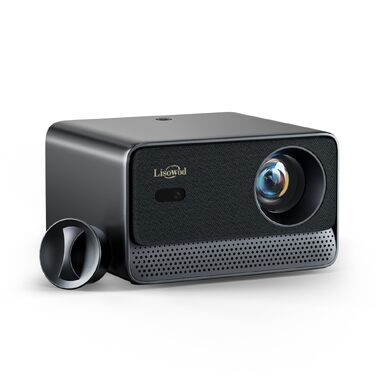 Проєктор Beamer-4K Smart Home Cinema: WiFi6, Bluetooth, Dolby Audio, Netflix, 1080P HD, Автофокус, eARC/CEC, Чорний