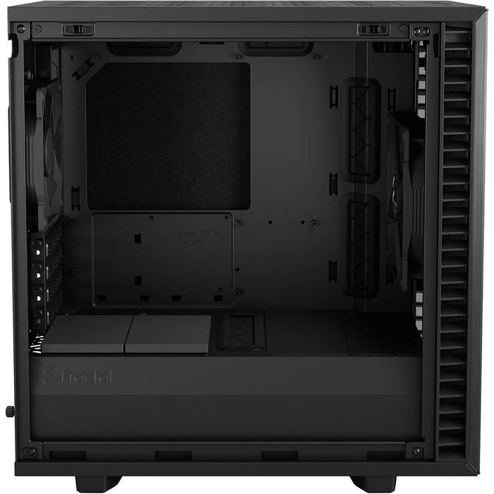 Корпус Fractal Design Define 7 Mini Black, алюміній/сталь, безшумний, Micro ATX, міні-тауер