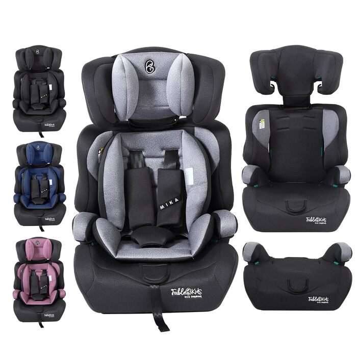 Автокрісло Kinderautositz 9-36 кг з 3-точковим ременем безпеки, регульованою підголівником, ECE R129/03, для дітей 15 місяців - 150 см