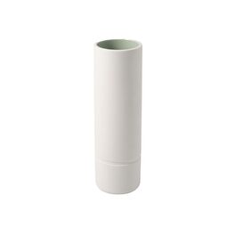 Ваза Like. by Villeroy & Boch it's my home Vase L Mineral, зелено-біла ваза з порцеляну для квіткових композицій